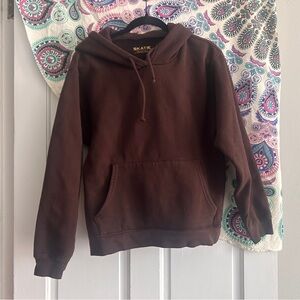 LAST CALL!!!!! SKATIE ULTRALUX HOODIE BROWN SMALL